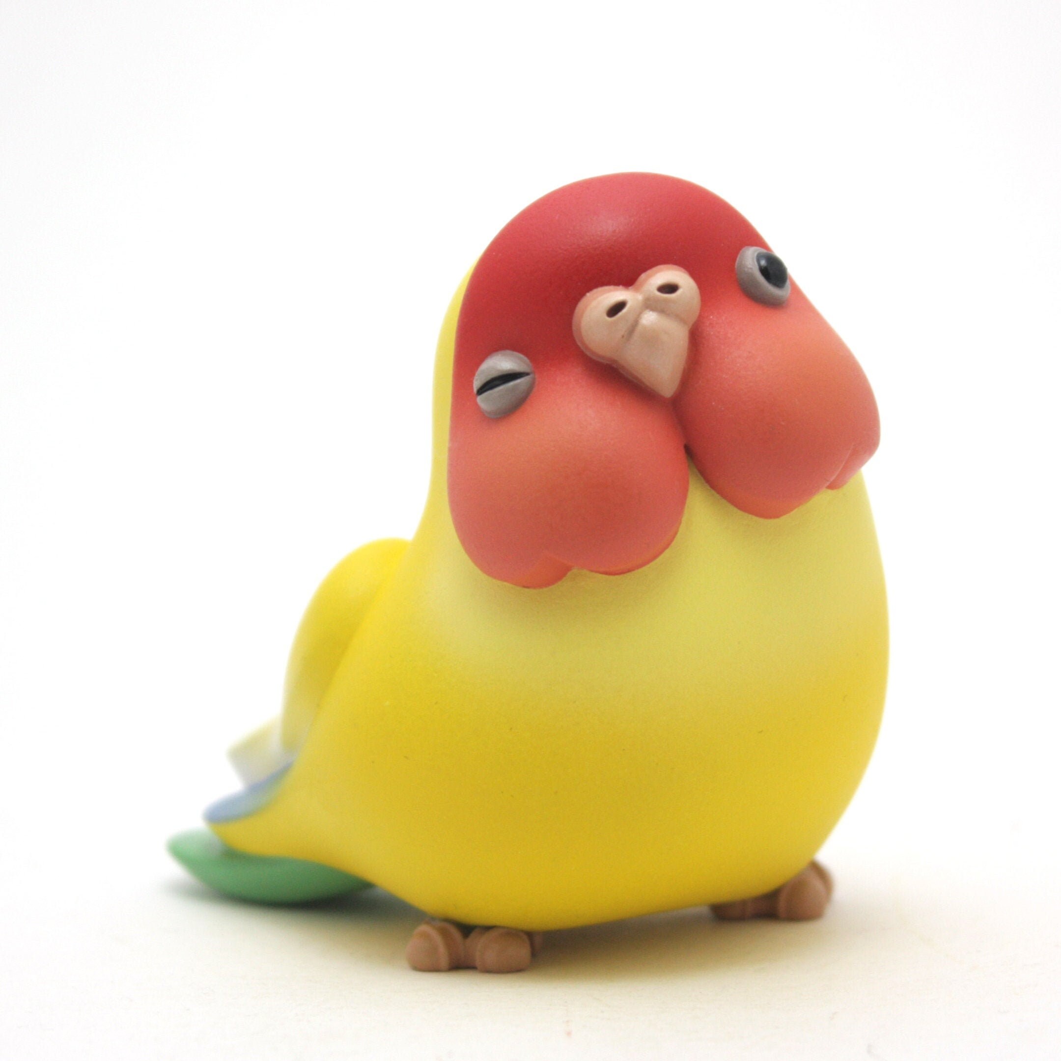 PEACHFACED LUTINO LOVEBIRD rosyfaced lovebird parrot toys Etsy