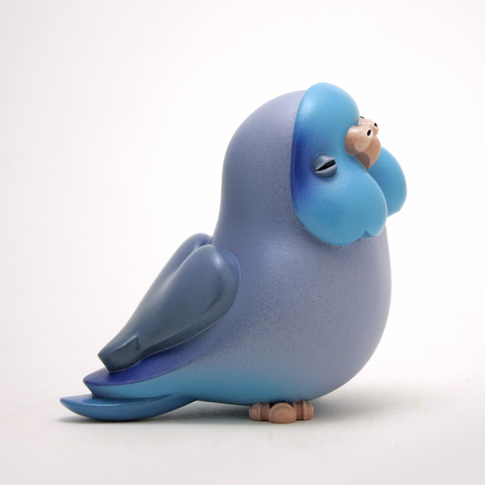 BLUE PACIFIC PARROTLET barred parakeet parrot toy Etsy