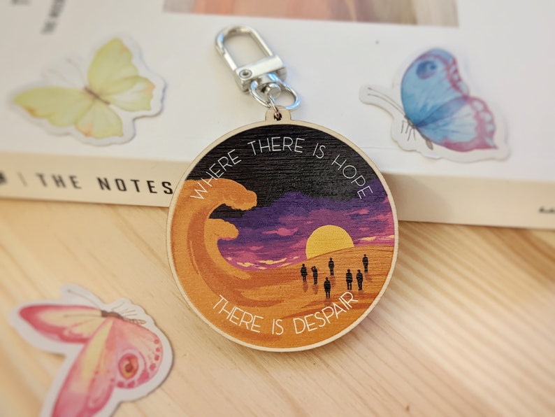 BTS Inspired Keychains /'You never walk alone/' /& /'Sea/'