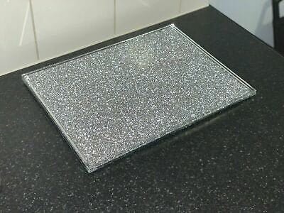 Crushed Diamond Chopping Board Crystal Filled Silver 30 40cm Bling Home Furniture Diy Décor - Diy Bling Home Decor Crushed Diamond Chopping Board Crystal Filled Silver 30 40cm Bling Home Furniture Diy Décor - Diy Bling Home Decor