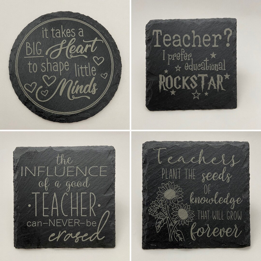 Teacher Appreciation Drink Coasters - Etsy