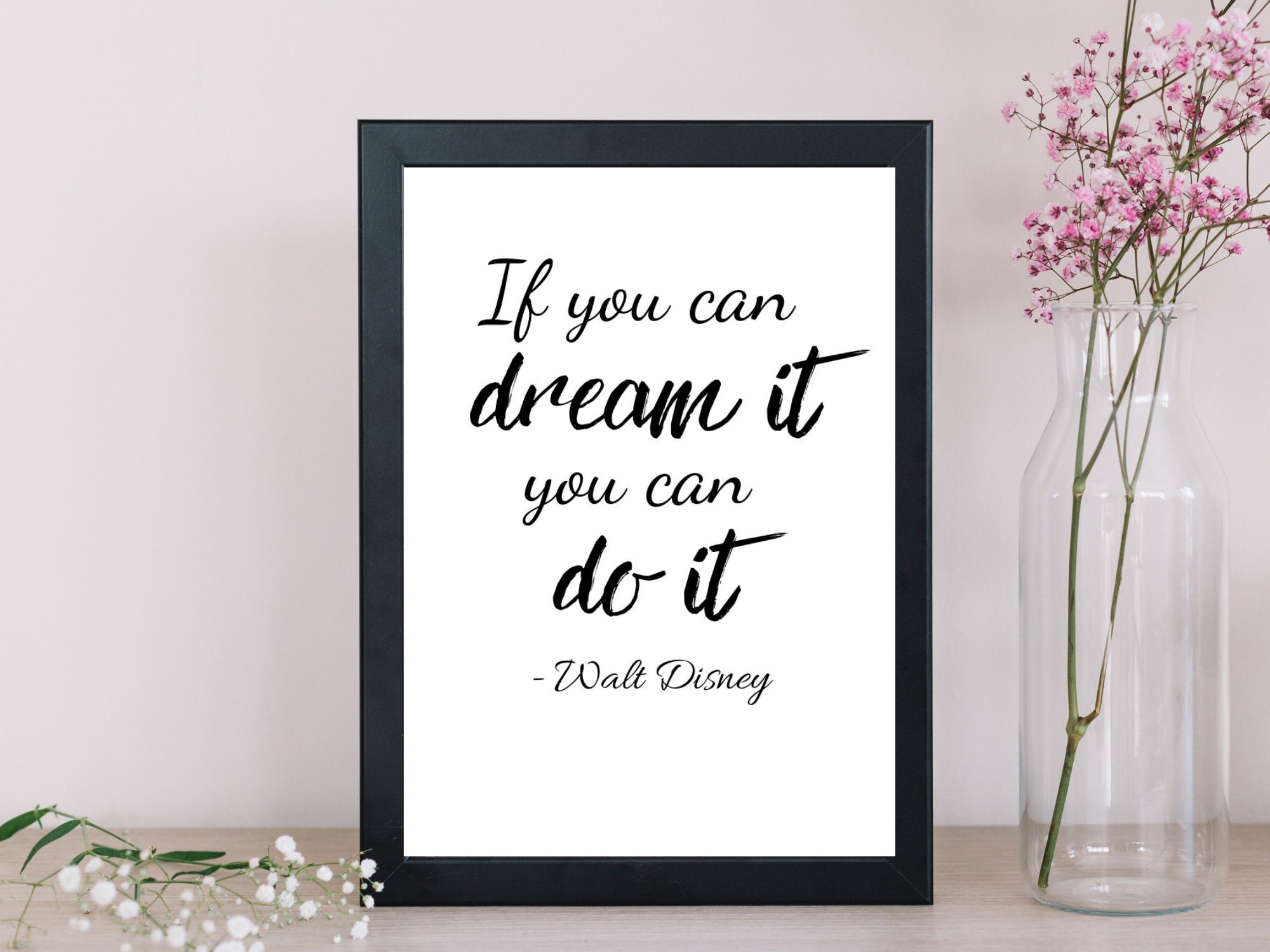 Disney Print Walt Disney quote printable wall art digital | Etsy