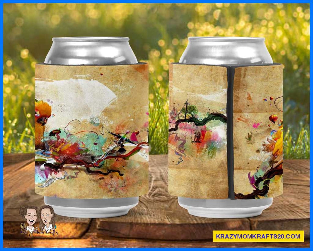 Slap Wrap Insulated Can Cooler_customize Your Way Etsy
