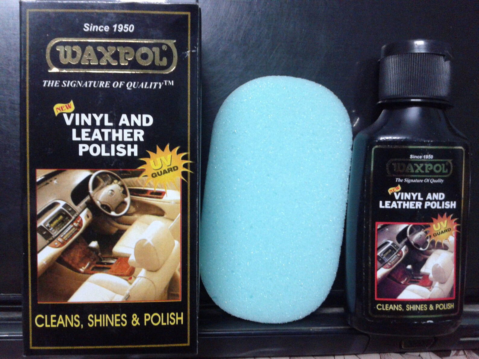 Waxpol Vinyl & Leather Polish Finish Liquid Car POLISH Etsy