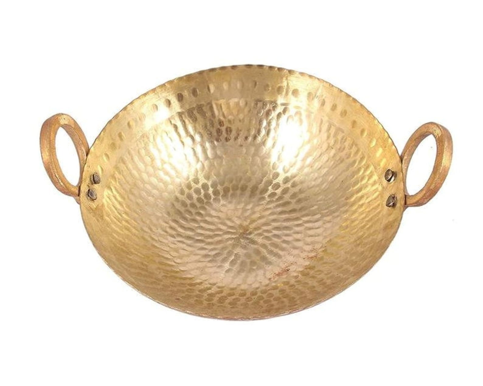 Traditional kadai for cooking/Brass Kadhai for Cooking/Serving Etsy