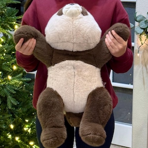 24" Weighted Panda Plush (Adjustable 2-13 lb) – Realistic Brown Panda – Sensory Stuffed Animal image 4