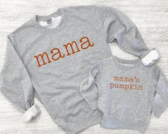 mother and infant daughter matching outfits
