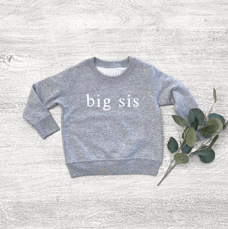 Sibling Shirts Sister Tee Toddler Sister Shirt Big Sis Sweatshirt Big Sis Shirt Big Sister Shirt Big Sister Gift