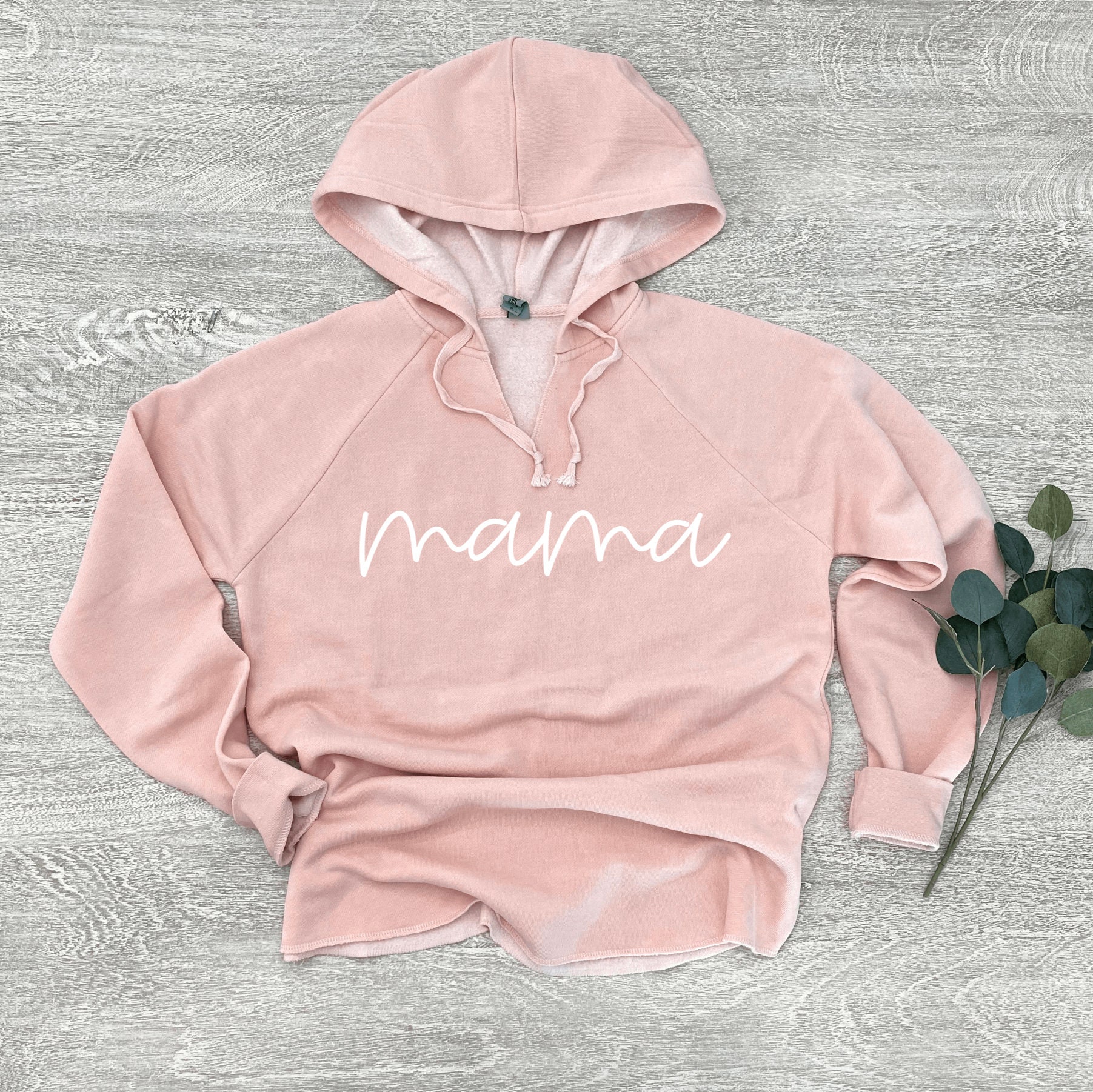 Mama Hoodie Script Mama Hooded Sweatshirt Mom Fleece - Etsy