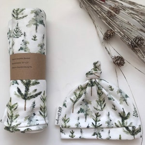 Organic forest Baby swaddle