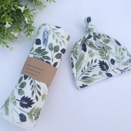 Organic Forest Baby Swaddle Etsy