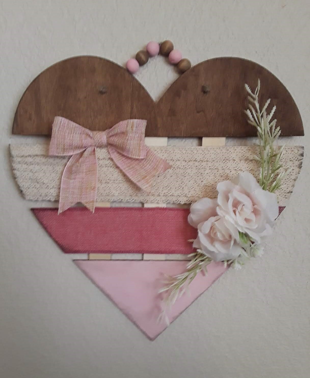 Cottage Farmhouse Rustic Heart Wall Decor 'family is the Heart of the Home' New Home