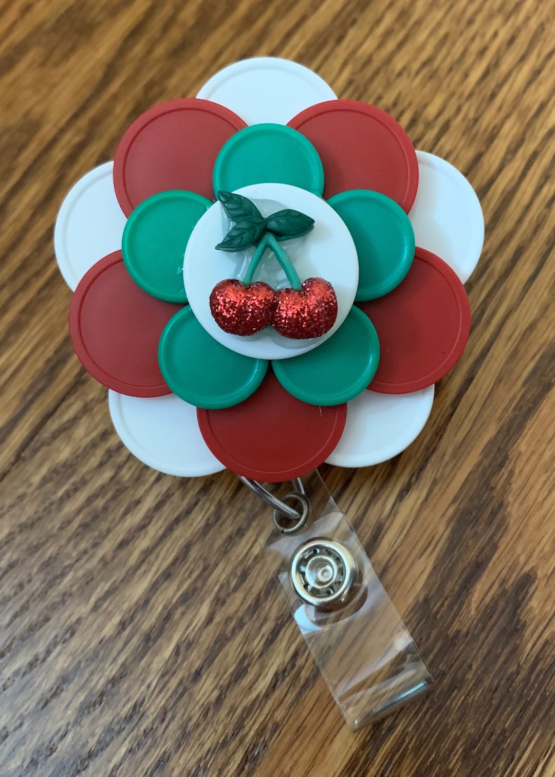 Cherry on Top Summer Medicine Vial Cap Badge Reel Etsy