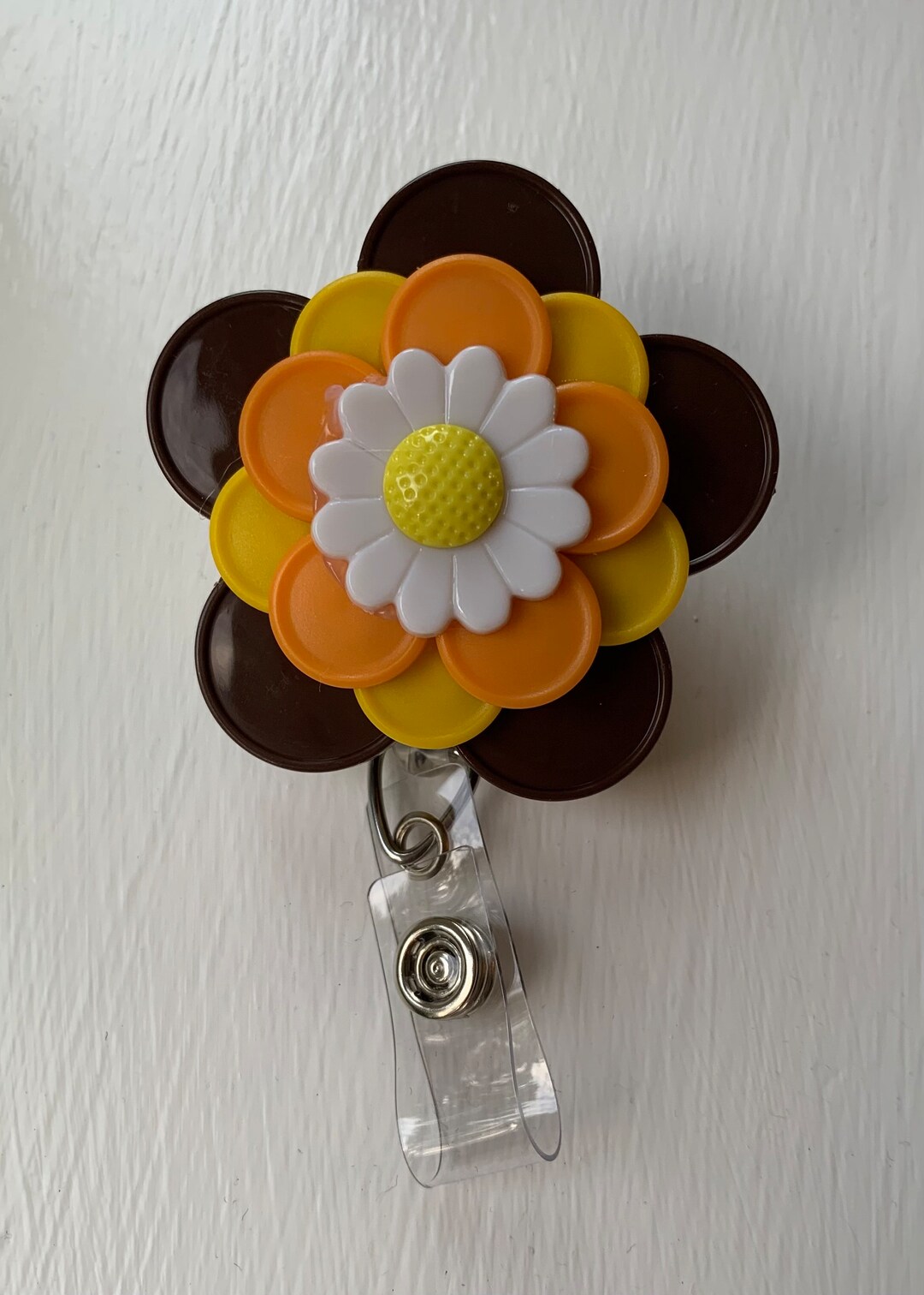 Sunflower Fields Medicine Vial Cap Badge Reel Etsy