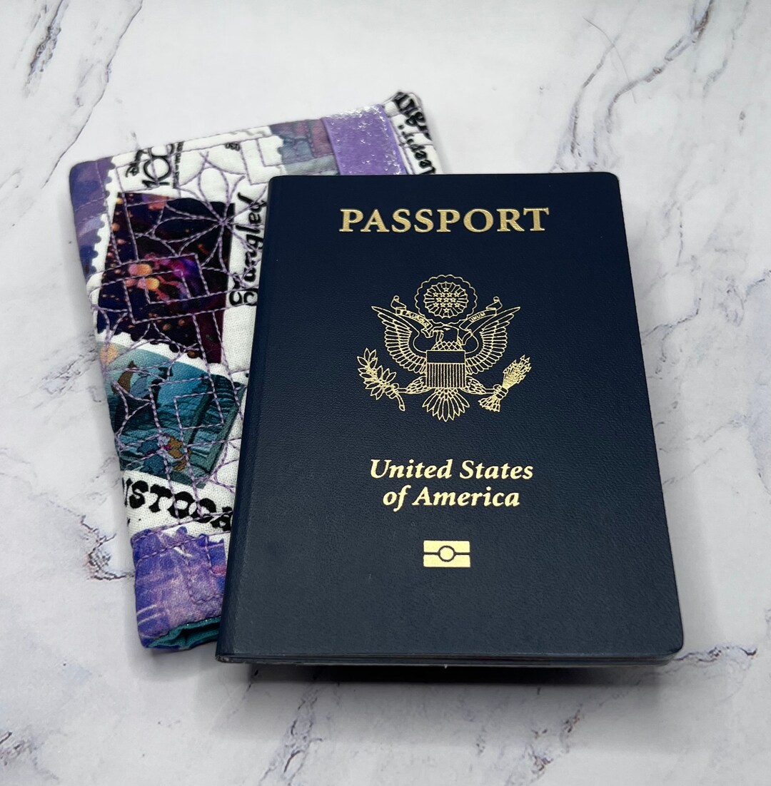 Quilted Disney Passport Cover Etsy