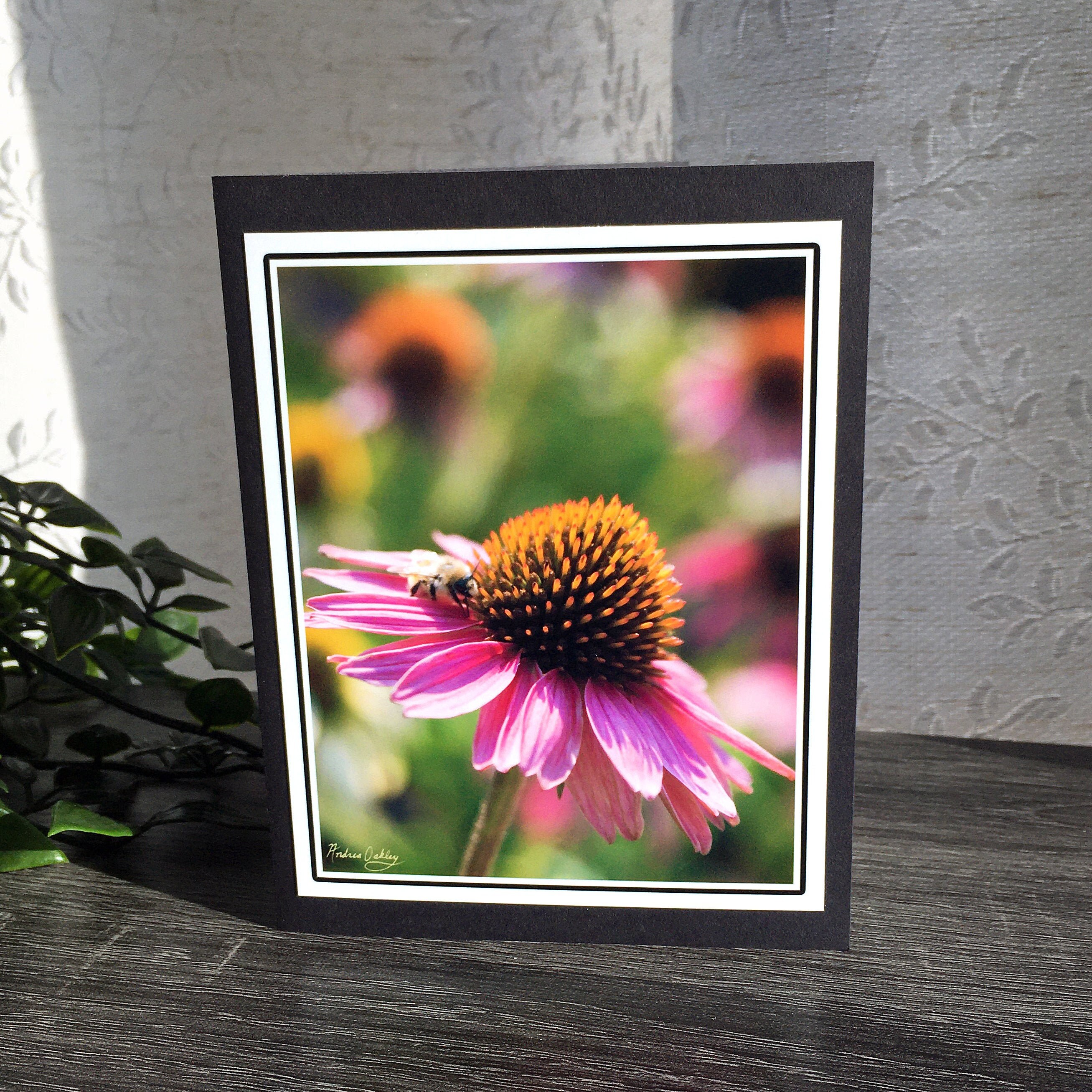 Busy Little Bee Card With Decorative Insert Nature - Etsy