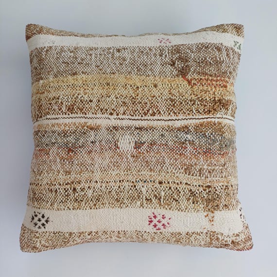 Buy Vintage Cushion Cover, Worn Out Antique Style Rug Cushion