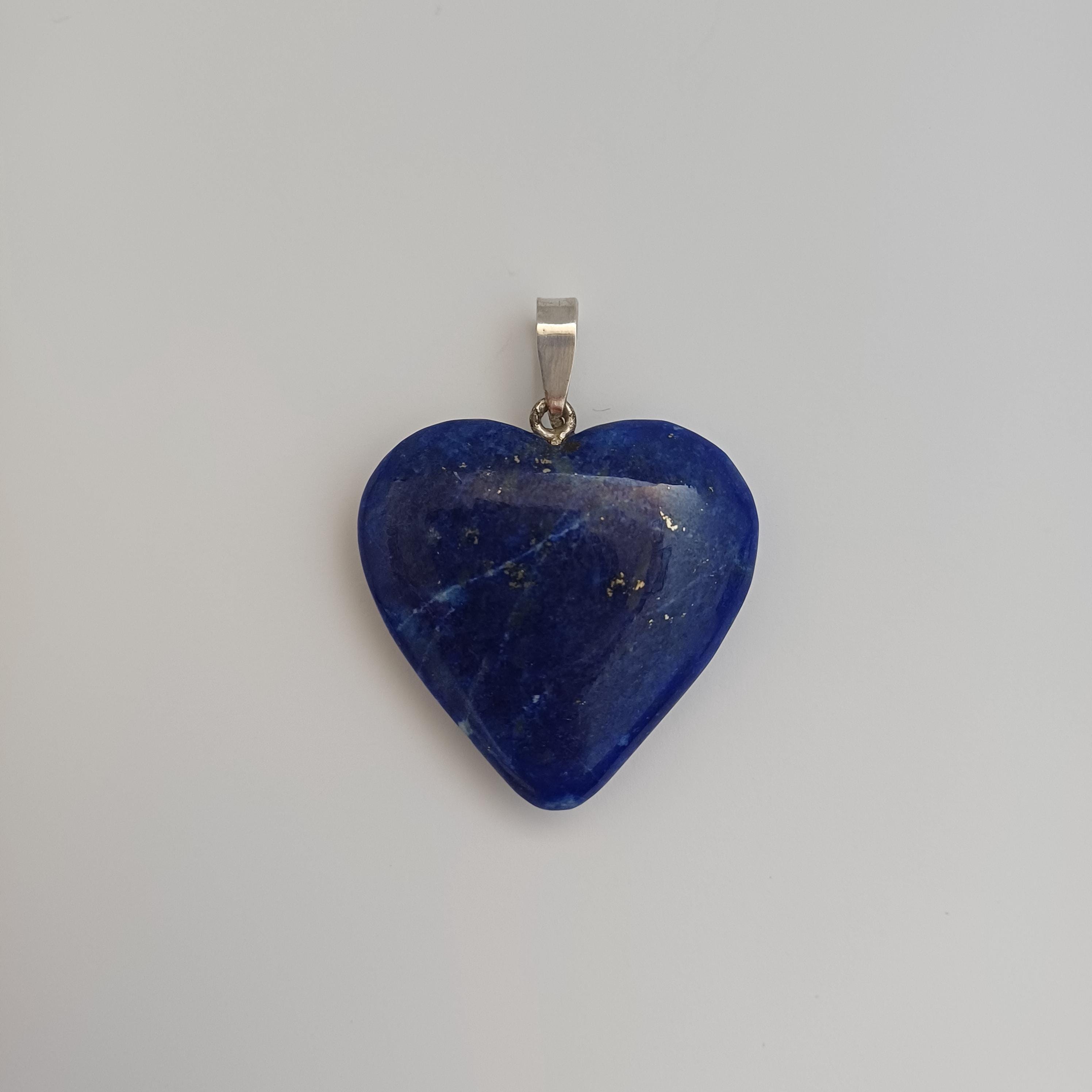 その他 hone Lapis Lazuli Heart Pendant, Handmade Rumi Love Lapis Lazuli