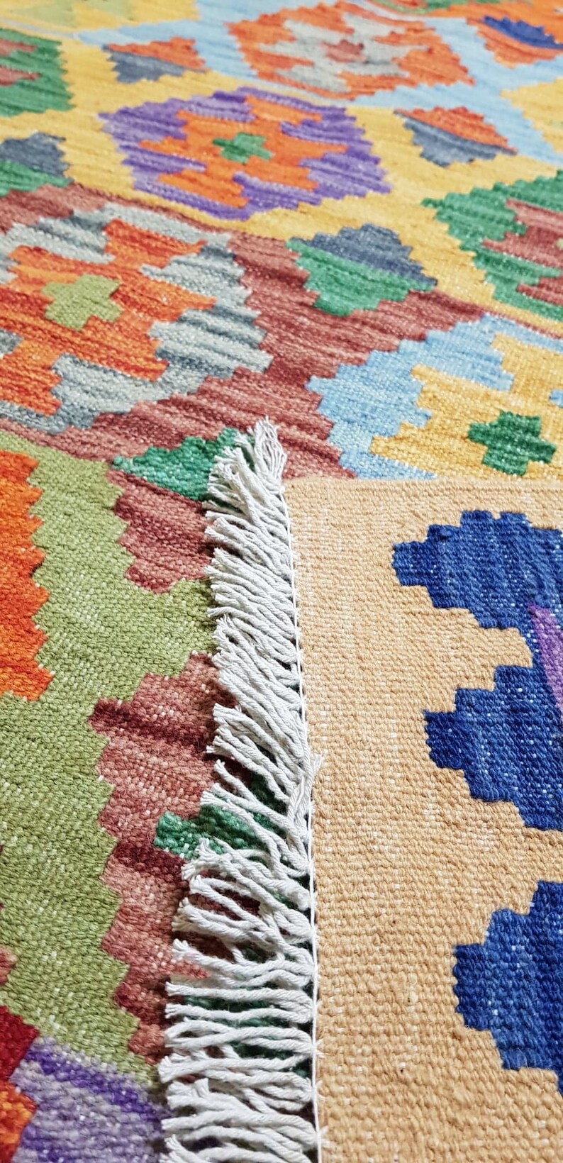 Kilim Rug Exquisite Handmade Kilim Rug 197 x 147 CM Etsy