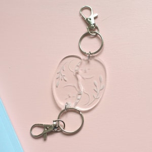 Couples Gift Keychain Set Interlocking Cat Keychain Gift for Boyfriend Girlfriend Gift Matching Couple Gift Set