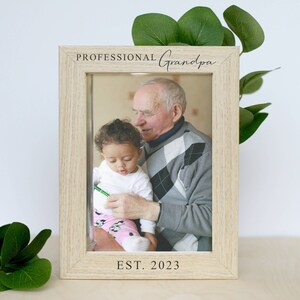 Benutzerdefinierte Vatertag Bilderrahmen, Geschenk für Papa, Geschenk für Opa, Vatertagsgeschenk, personalisiertes Pop Geschenk, neuer Papa Geschenk Papa Opa Rahmen