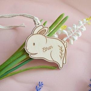 Personalized Easter Basket Tag, Bunny Name Tag, Easter Basket Tag, Bunny Tag, Kids Easter Basket, Easter Name Tag, Bunny Tag, Easter Tag