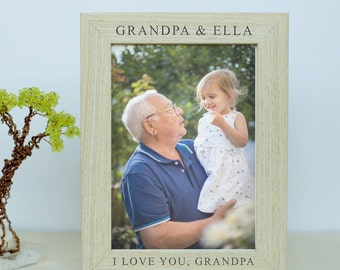 Custom Father's Day Picture Frame, Gift for Dad, Gift for Grandpa, Father's Day Gift, Personalized Pop Gift, New Dad Gift Dad Grandpa Frame