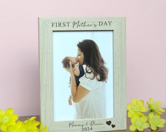 First Mother's Day Picture Frame, Gift for Mom, Gift for Her, First Mother's Day Gift, Personalized Mom Gift, New Mom Gift Mom Picture Frame