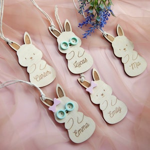 Easter Basket Tag, Bunny Name Tag, Bunny Tag, Personalized Easter Tag, Kids Easter Basket, Easter Name Tag, Bunny Tag, Easter Tag