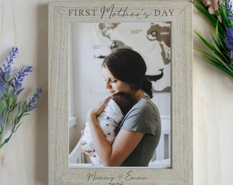 Mother's Day Picture Frame, Gift for Mom, Gift for Her, First Mother's Day Gift, Personalized Mama Gift, New Mom, Custom Grandma Nana Gift