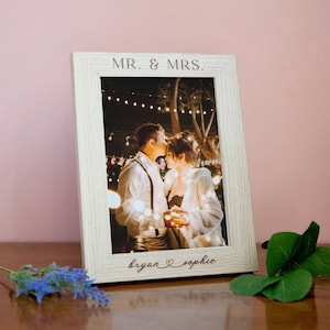 Marco de fotos de pareja personalizado, regalo de fotos de aniversario, regalo de bodas para pareja, regalo de fotos de recuerdo para pareja, regalo de boda personalizado para pareja