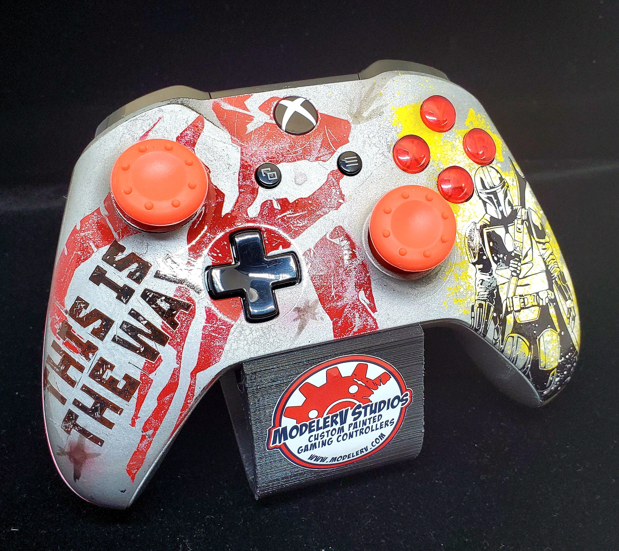 Custom Painted Controller Western Sunset RDR2 Themed for 