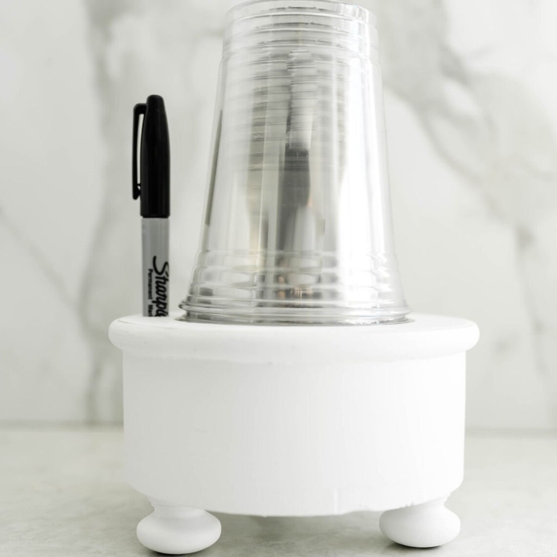 Solo Cup and Marker Holder Solo Cup Holdercup Caddywood Etsy