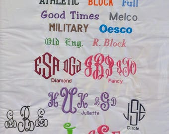 Monogram your items. Have your pillows, blankets, and other baby items personalized with embroidery.