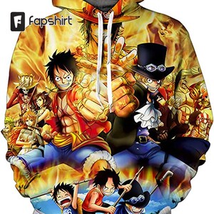 Ace One Piece Hoodie - Etsy