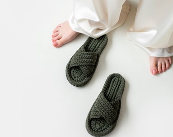 Buy Criss Cross Slippers Crochet Tutorial, Step-by-step Video