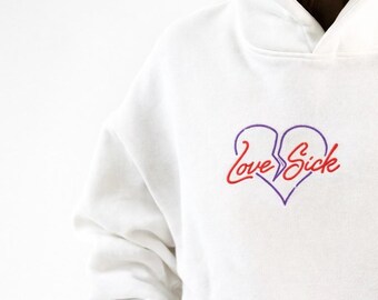 Love Sick Embroidered Hoodie, Inspired by Don Toliver Lovesick Album