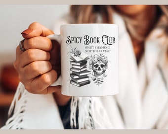 Bookish Mug,Literary,Acotar Merch,Romantasy,Gift for Book Lover,Smut Reader Gift,Skeleton Mug,Booktok,Reader Gift,Book Lover Mug,Book Club
