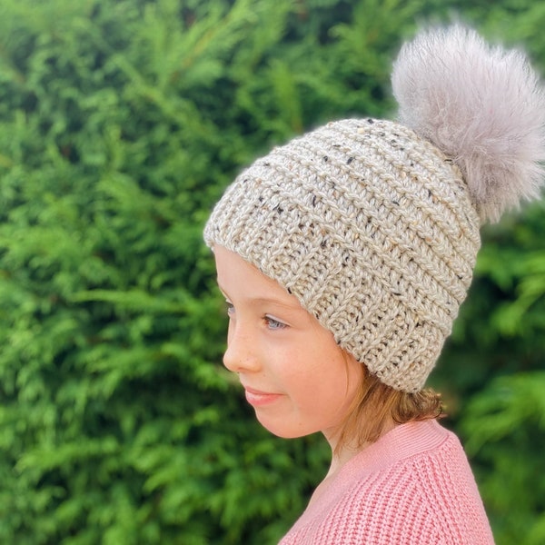 CROCHET HAT Pattern, Crochet Beanie, Crochet Winter Hat, Easy Crochet Hat, Crochet Pattern, Baby, Kids, Teen, Women, Men