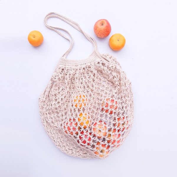 CROCHET PATTERN, Reusable Market Bag, Mesh Bag, Net Bag, Shopping Bag, Crochet Tote, String Bag