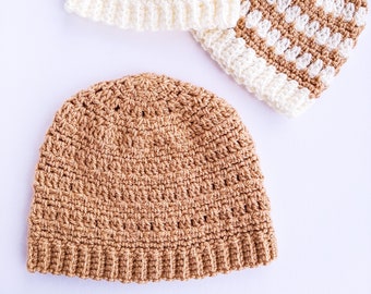 CROCHET PATTERN, Hat, Beanie, Toque, Baby, Kids, Teen, Women