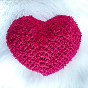 CROCHET PATTERN, Crochet Heart Pattern, Crochet Pillow Pattern, Crochet, DIY Pillow Pattern, Heart Pillow, Crochet Heart, Handmade Pillow