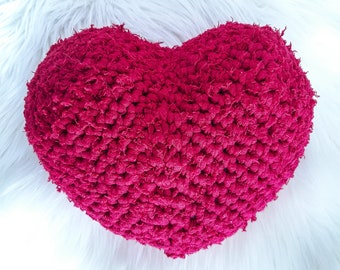 CROCHET PATTERN, Crochet Heart Pattern, Crochet Pillow Pattern, Crochet, DIY Pillow Pattern, Heart Pillow, Crochet Heart, Handmade Pillow