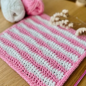 WAVY CROCHET PATTERN, Wave Crochet Pattern, Crochet Washcloth, Crochet Dishcloth, Crochet Dish Towel, Crochet Tea Towel
