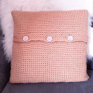 CROCHET PATTERN, Christmas Tree Pillow, Handmade, Tunisian Crochet, Cushion, Gift, Holiday Craft image 4