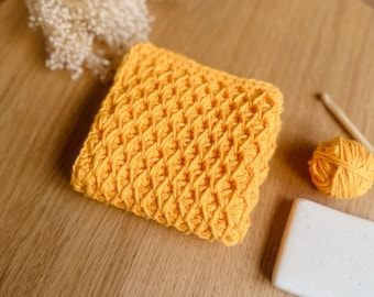 CROCHET HOTPAD PATTERN, Crochet Honeycomb, Crochet Oven Mitt, Kitchen Crochet, Washcloth Dishcloth, Crochet Pattern, Crochet Gift
