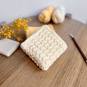 CROCHET SUMMER DISHCLOTH Pattern, Crochet Washcloth, Crochet Star Stitch, Crochet Dish Towel, Crochet Tea Towel, Easy Crochet Gift
