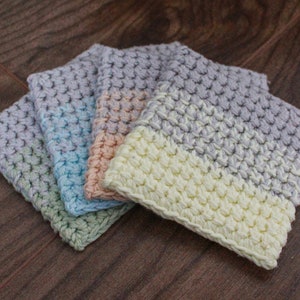 HÄKELMUSTER, Häkeluntersetzer Muster, einfache Häkeluntersetzer, DIY Untersetzer, strukturierte Häkeluntersetzer, Untersetzer Set, häkeln Untersetzer Set