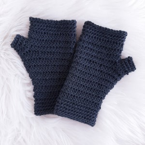 CROCHET FINGERLESS GLOVES pattern, crochet fingerless mitts, women, adult, size S M L, pdf crochet pattern, instant download image 6
