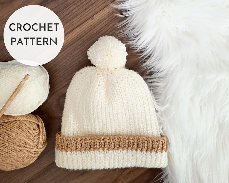 CROCHET PATTERN, Hat Pattern, Crochet Hat Pattern, Crochet, DIY Hat Pattern, Hat Pattern, Crochet Hat, Crochet Hat Women image 1